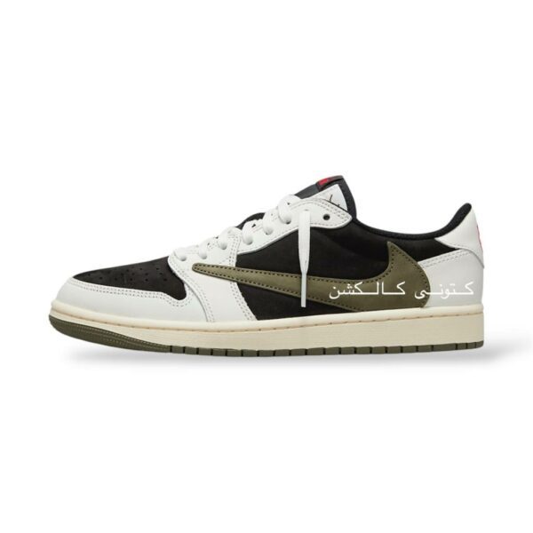 کتونی نایک ایر جردن وان تراویس اسکات اولیو nike air jordan 1 travis scott olive