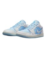 نایکی ایر جردن وان بدون ساق آیس بلو Nike Air Jordan 1 Low Ice Blue