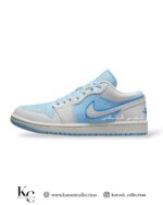 نایکی ایر جردن وان بدون ساق آیس بلو Nike Air Jordan 1 Low Ice Blue