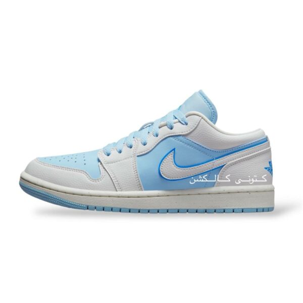 نایکی ایر جردن وان بدون ساق آیس بلو Nike Air Jordan 1 Low Ice Blue