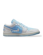 نایکی ایر جردن وان بدون ساق آیس بلو Nike Air Jordan 1 Low Ice Blue