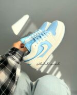 نایکی ایر جردن وان بدون ساق آیس بلو Nike Air Jordan 1 Low Ice Blue